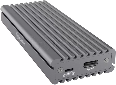 Photo de Boitier externe USB 3.1 Icy Box IB-1817M-C31 - NVMe M.2 Type 2280 (Gris)
