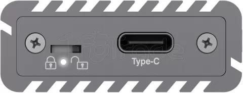 Photo de Boitier externe USB 3.1 Icy Box IB-1817M-C31 - NVMe M.2 Type 2280 (Gris)