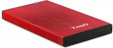 Photo de Boitier externe USB 3.1 TooQ TQE-2527 - S-ATA 2,5" (Rouge)