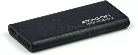 Photo de Boitier externe USB 3.2 Axagon EEM2-SB2 - S-ATA/NVMe M.2 Type 2280 (Noir)
