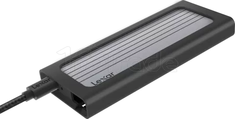 Photo de Boitier externe USB 3.2 Lexar E10 - S-ATA/NVMe M.2 Type 2280 (Argent)
