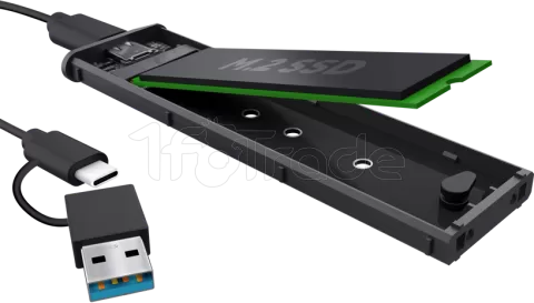 Photo de Boitier externe USB 3.2 Trust - NVMe M.2 (Noir)