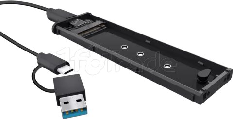 Photo de Boitier externe USB 3.2 Trust - NVMe M.2 (Noir)