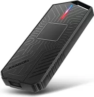 Photo de Boitier externe USB-C 3.2 Axagon EEM2-GAM - S-ATA/NVMe M.2 Type 2280 (Noir)