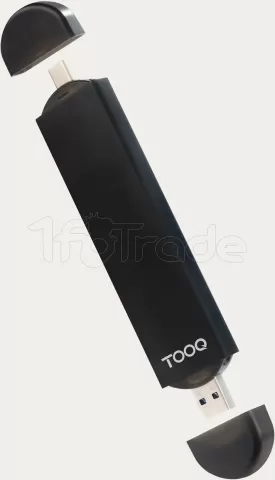 Photo de Boitier externe USB-C 3.2 / USB-A 3.0 TooQ TQE-2240B - NVMe M.2 Type 2280 (Noir)