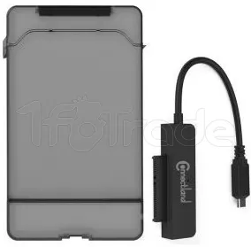 Photo de Boitier externe/Adaptateur USB 3.1 Connectland G2-28 - S-ATA 2,5" (Noir)