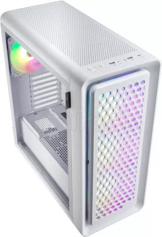 Photo de Boitier Grand Tour ATX FSP CUT593P RGB avec panneau vitré (Blanc)