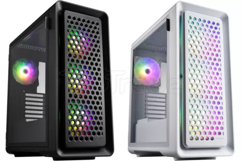 Photo de Boitier Grand Tour ATX FSP CUT593P RGB avec panneau vitré (Noir)