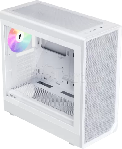 Photo de Boitier Grand Tour E-ATX 1st Player AU8 ARGB avec panneau vitré (Blanc)