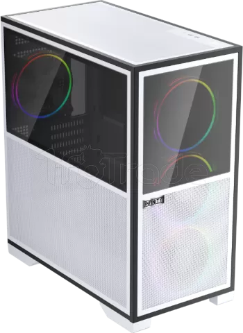 Photo de Boitier Grand Tour E-ATX 1stPlayer IF8 ARGB avec panneaux vitrés (Blanc)