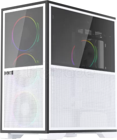 Photo de Boitier Grand Tour E-ATX 1stPlayer IF8 ARGB avec panneaux vitrés (Blanc)