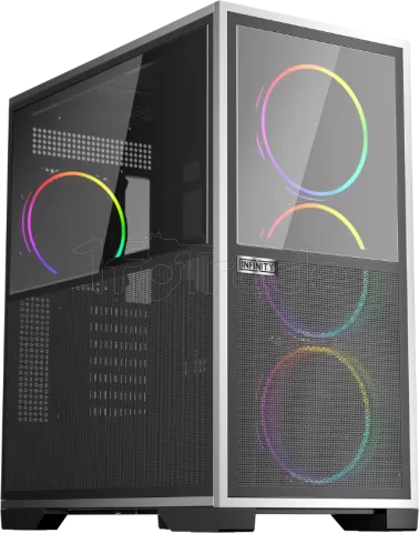 Photo de Boitier Grand Tour E-ATX 1stPlayer IF8 ARGB avec panneaux vitrés (Noir)