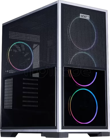 Photo de Boitier Grand Tour E-ATX 1stPlayer IF8 ARGB avec panneaux vitrés (Noir)