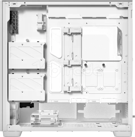 Photo de Boitier Grand Tour E-ATX Antec Flux Pro avec panneau vitré (Blanc/Marron)