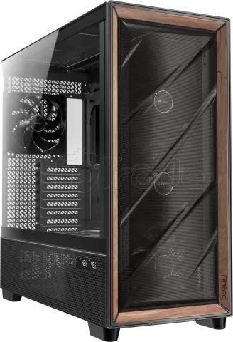 Photo de Boitier Grand Tour E-ATX Antec Flux Pro avec panneau vitré (Noir/Marron)