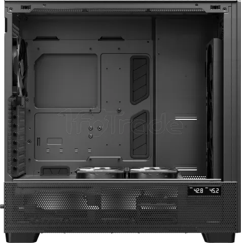 Photo de Boitier Grand Tour E-ATX Antec Flux Pro avec panneau vitré (Noir/Marron)
