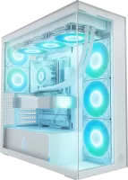 Photo de Boitier Grand-Tour E-ATX Arctic Xtender RGB avec panneaux vitrés (Blanc)