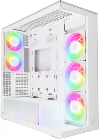 Photo de Boitier Grand-Tour E-ATX Arctic Xtender RGB avec panneaux vitrés (Blanc)
