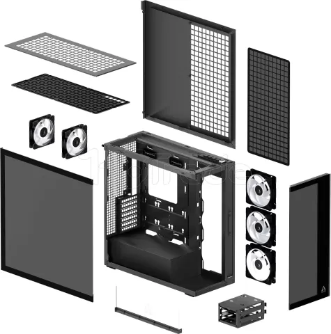 Photo de Boitier Grand-Tour E-ATX Arctic Xtender Tinted RGB avec panneaux vitrés (Noir)