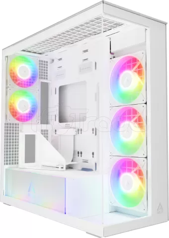 Photo de Boitier Grand-Tour E-ATX Arctic Xtender VG RGB avec panneaux vitrés (Blanc)