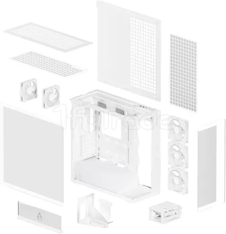 Photo de Boitier Grand-Tour E-ATX Arctic Xtender VG RGB avec panneaux vitrés (Blanc)