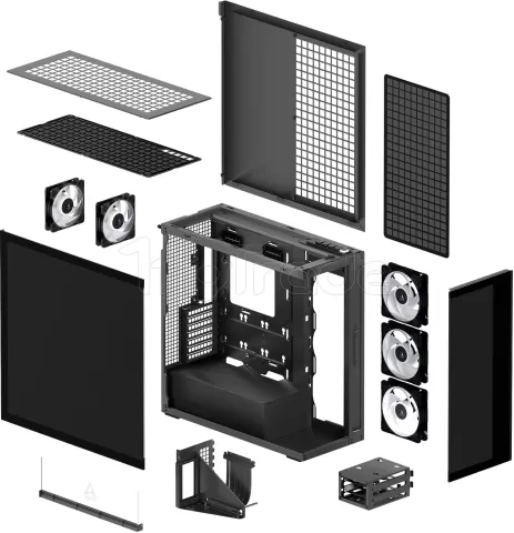 Photo de Boitier Grand-Tour E-ATX Arctic Xtender VG RGB avec panneaux vitrés (Noir)