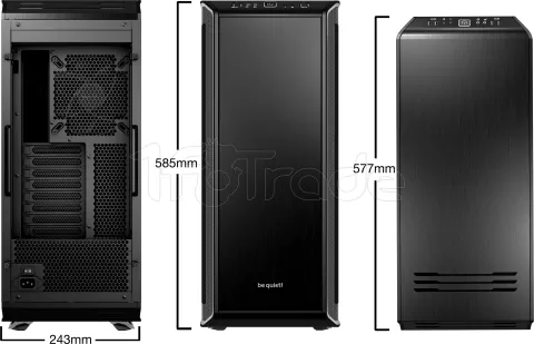 Photo de Boitier Grand Tour E-ATX be quiet! Dark Base 900 (Noir/Argent)