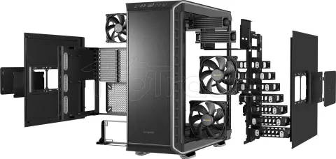 Photo de Boitier Grand Tour E-ATX be quiet! Dark Base 900 (Noir/Argent)