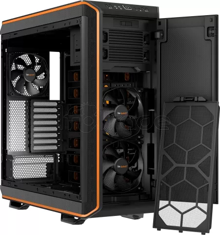 Photo de Boitier Grand Tour E-ATX be quiet! Dark Base 900 (Noir/Orange)