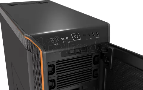 Photo de Boitier Grand Tour E-ATX be quiet! Dark Base 900 (Noir/Orange)