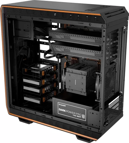 Photo de Boitier Grand Tour E-ATX be quiet! Dark Base 900 (Noir/Orange)