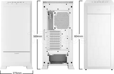 Photo de Boitier Grand Tour E-ATX Be Quiet Dark Base Pro 901 avec panneau vitré (Blanc)