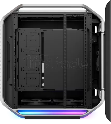 Photo de Boitier Grand Tour E-ATX Cooler Master Cosmos Alpha RGB avec panneau vitré (Noir/Argent))