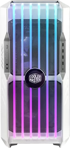 Photo de Boitier Grand Tour E-ATX Cooler Master Haf 700 Evo RGB avec panneau vitré (Blanc)