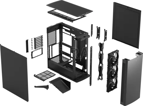 Photo de Boitier Grand Tour E-ATX Fractal Define One Solid (Noir)