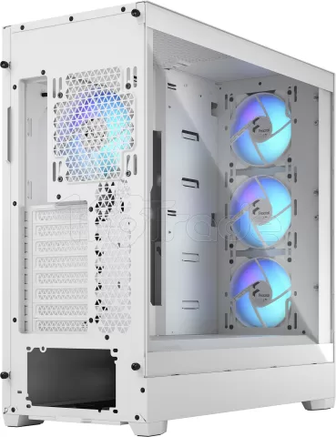 Photo de Boitier Grand Tour E-ATX Fractal Design Pop Air XL RGB avec panneau vitré (Blanc)