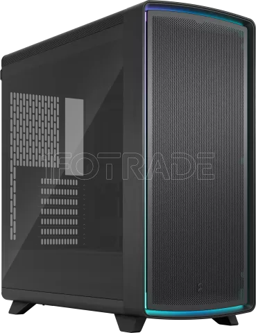 Photo de Boitier Grand Tour E-ATX Fractal Summit Ambience Blackout TG RGB avec panneau vitré (Noir)