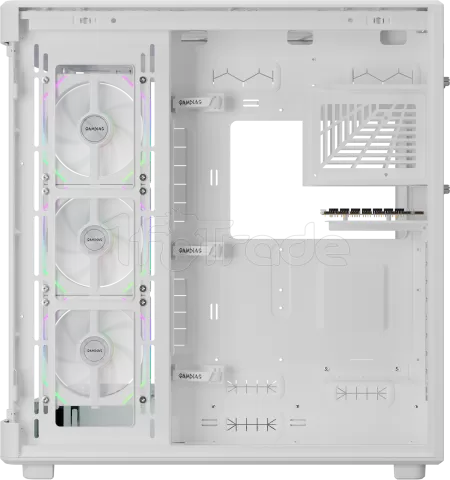 Photo de Boitier Grand Tour E-ATX Gamdias Neso P1 Pro avec panneaux vitrés (Blanc)