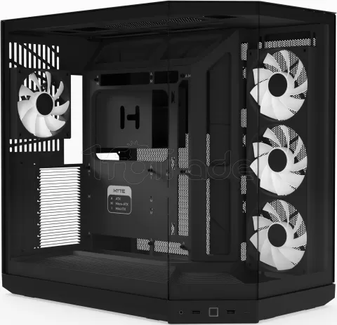 Photo de Boitier Grand Tour E-ATX Hyte Y50 RGB avec panneaux vitrés (Noir)