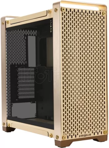 Photo de Boitier Grand Tour E-ATX InWin Dubili DIY avec panneau vitré (Or)