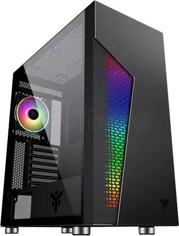 Photo de Boitier Grand Tour E-ATX iTek Majes 30 RGB avec panneau vitré (Noir)