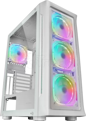 Photo de Boitier Grand Tour E-ATX Mars Gaming MC-Neo RGB avec panneau vitré (Blanc)
