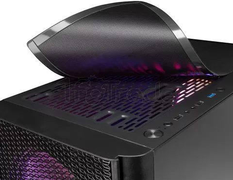 Photo de Boitier Grand Tour E-ATX Mars Gaming MCPro RGB avec panneau vitré (Noir)