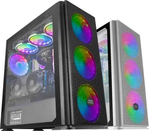 Photo de Boitier Grand Tour E-ATX Mars Gaming MCPro RGB avec panneau vitré (Noir)