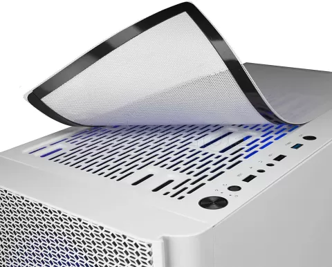 Photo de Boitier Grand Tour E-ATX Mars Gaming MCPro RGB avec panneaux vitrés (Blanc)