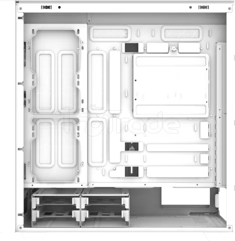 Photo de Boitier Grand Tour E-ATX Thermaltake AX500 avec panneau vitré (Blanc)