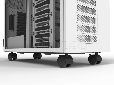 Photo de Boitier Grand Tour E-ATX Thermaltake AX700 avec panneau vitré (Blanc)