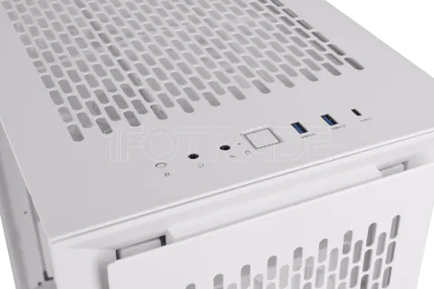 Photo de Boitier Grand Tour E-ATX Thermaltake CTE T500 Air RGB avec panneau vitré (Blanc)