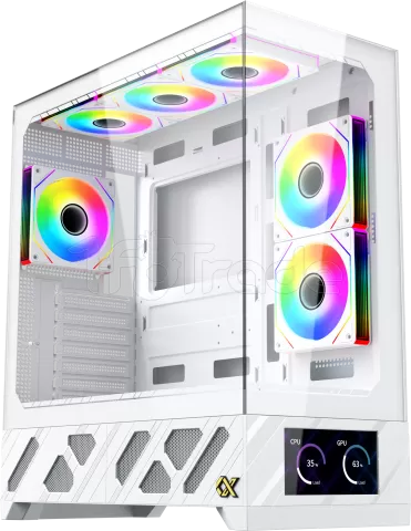 Photo de Boitier Grand-Tour E-ATX Xigmatek Alphard Pro RGB avec panneau vitré (Blanc)