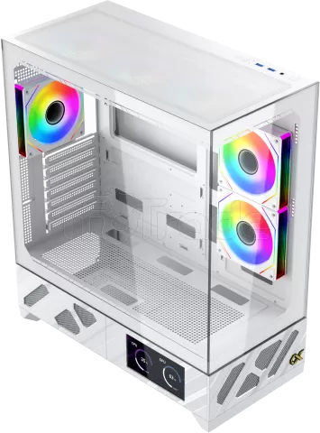 Photo de Boitier Grand-Tour E-ATX Xigmatek Alphard Pro RGB avec panneau vitré (Blanc)